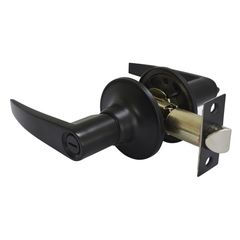 Cerradura Manija Funcion Baño Fixser Acabado Negro