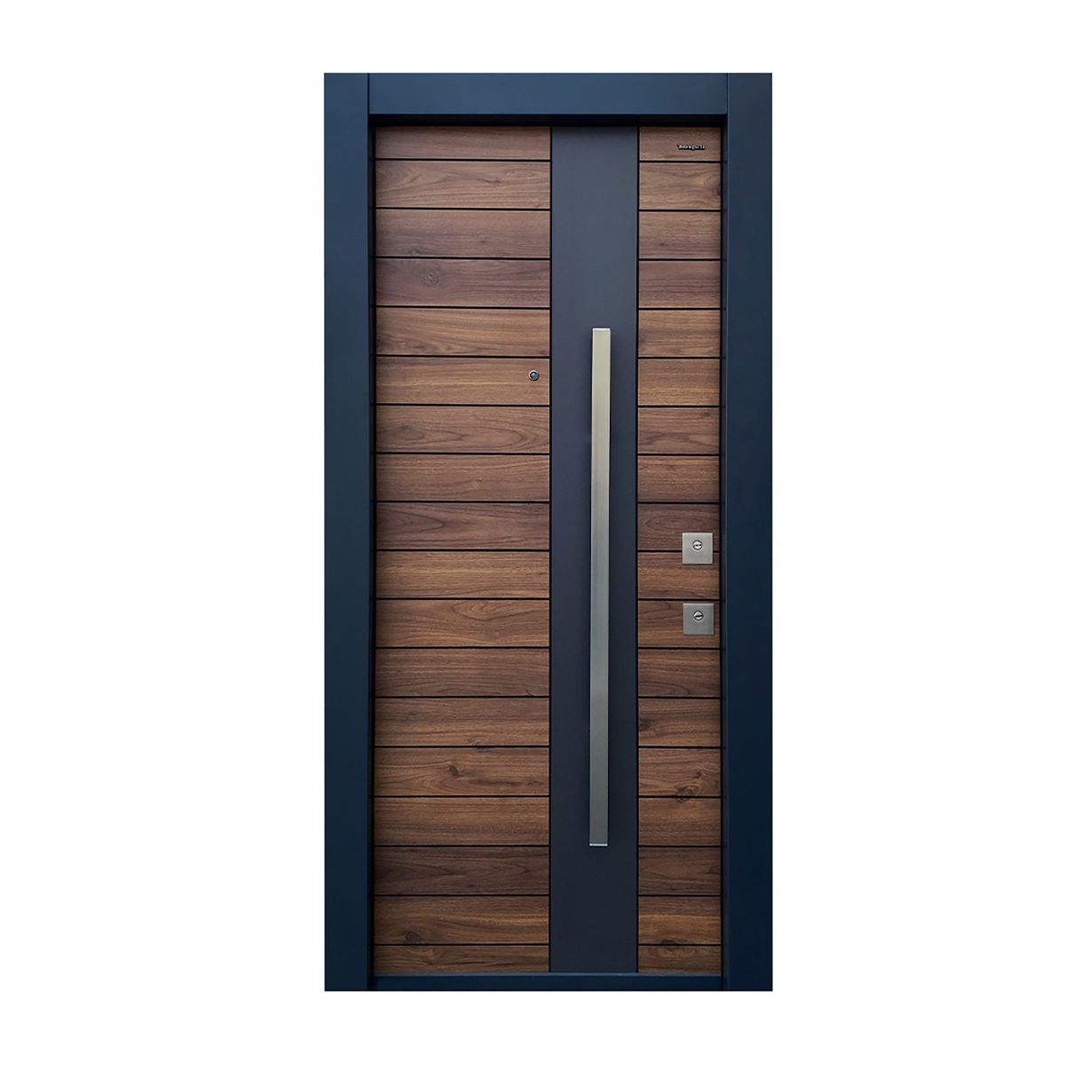 XE - Puerta Seguridad Lyon Nogal Izquierda 95 x 215 cm