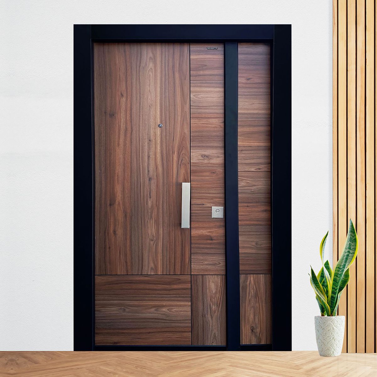 XE - Puerta Seguridad Habana Wengue Izquierda 120 x 215 cm