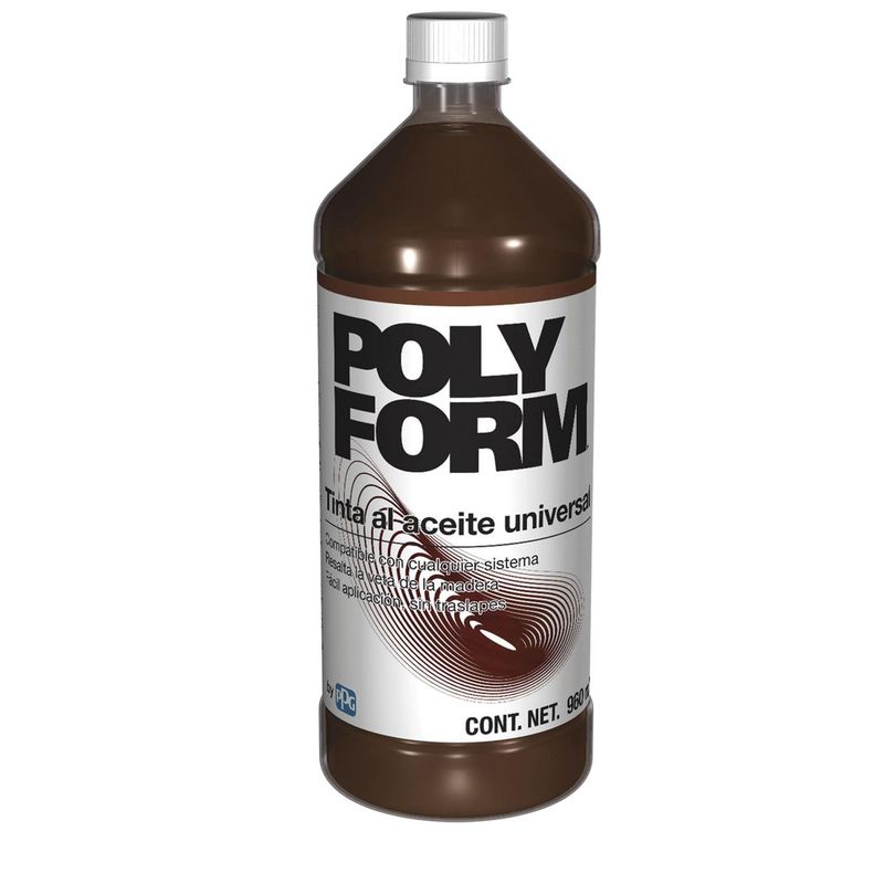 Polyform - Tinta al Aceite Universal Caoba Clásico 1 L