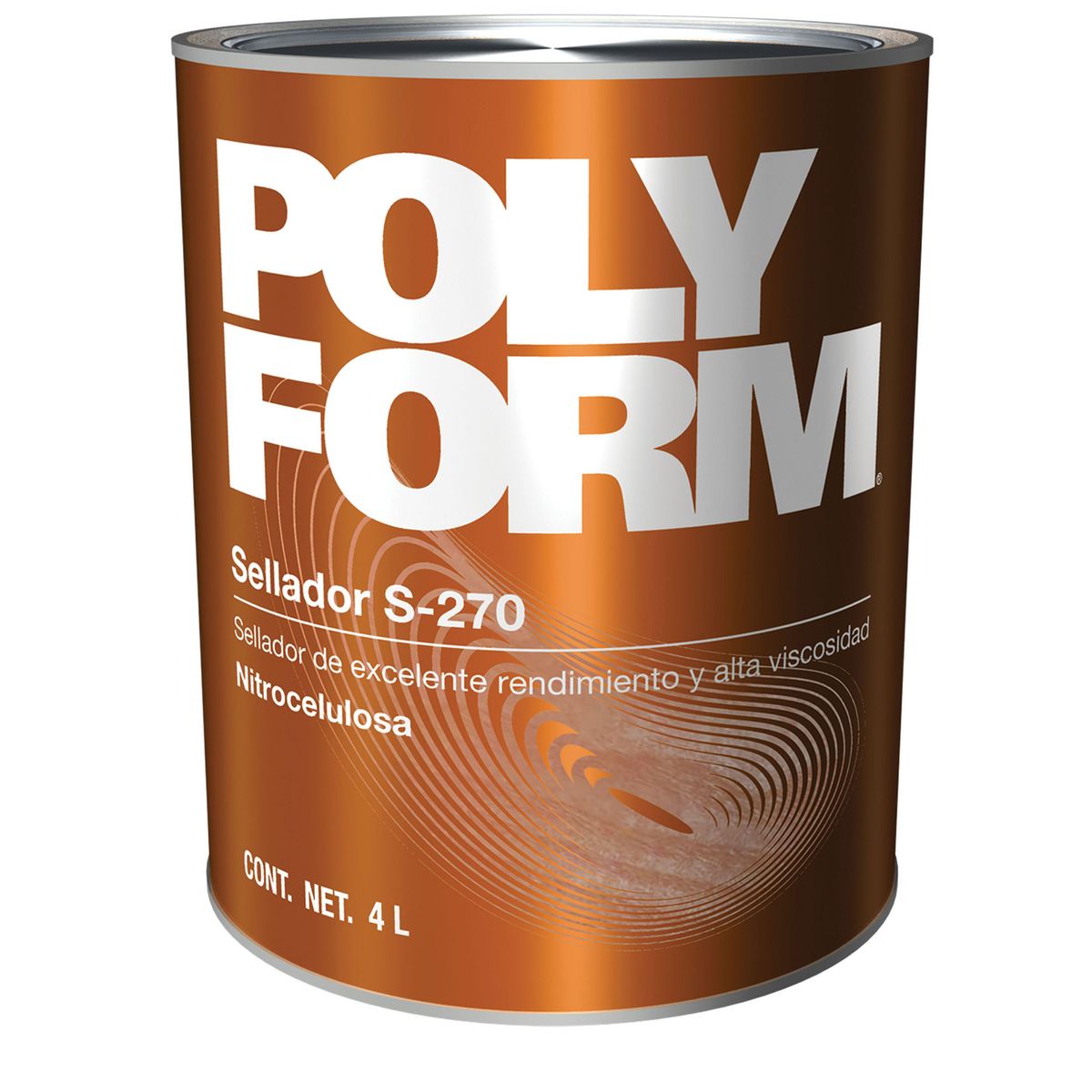 Polyform - Sellador Para Madera Transparente 4 L