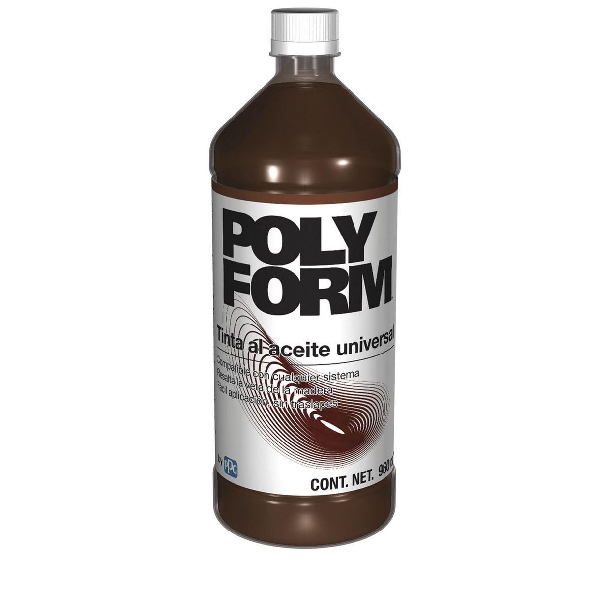 Polyform - Tinta al Aceite Universal Nogal Clásico 1 L