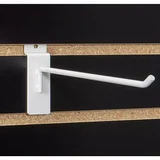 Gancho para Panel Ranurado de 20 cm Blanco