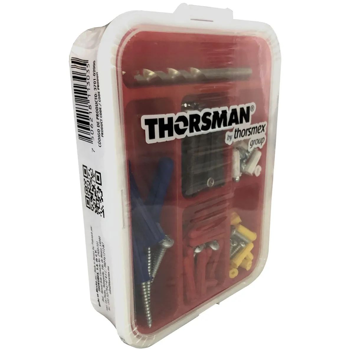 Thorsmex - Kit de Fijacion para Concreto c/104 Pzas
