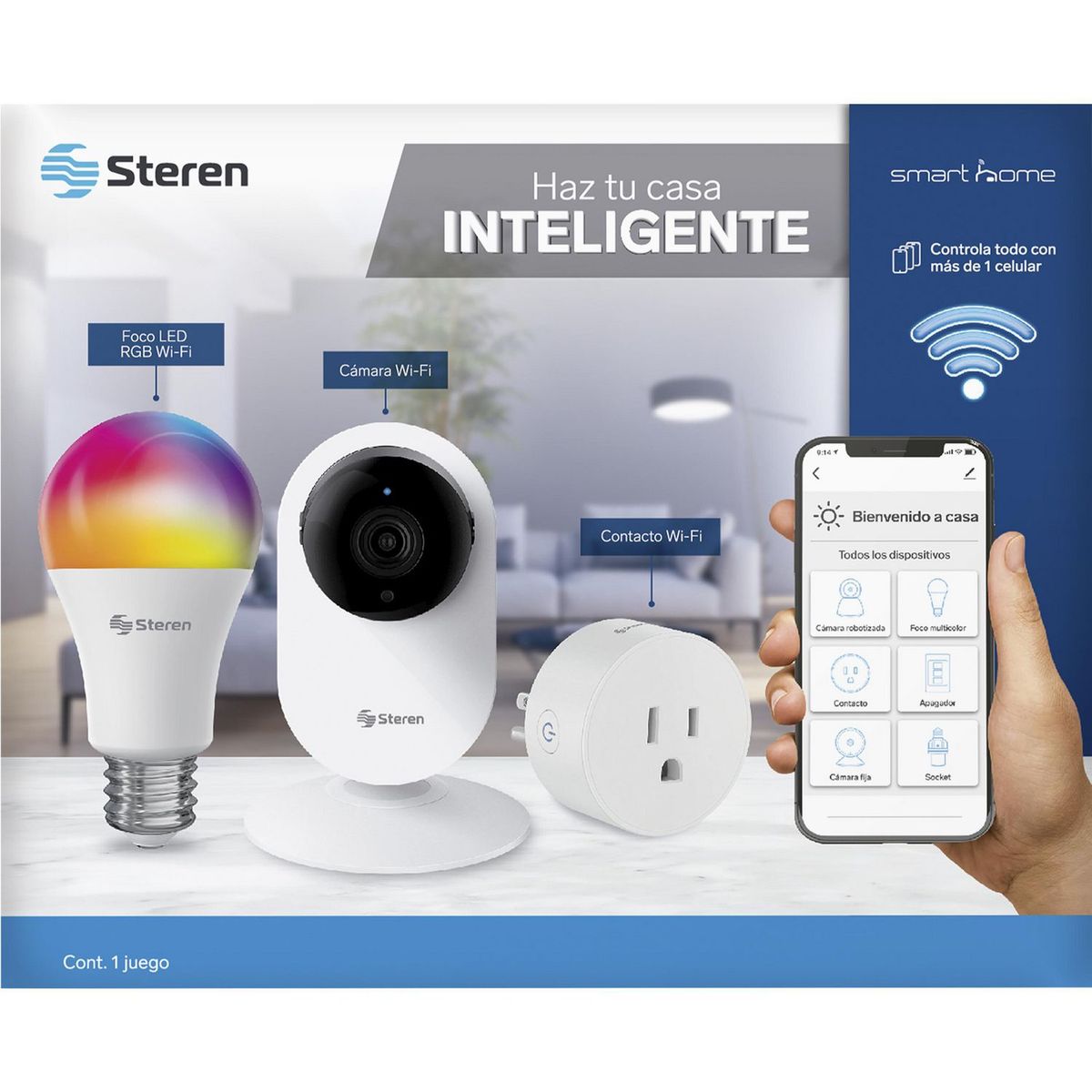 Steren - Paquete Casa Inteligente Steren