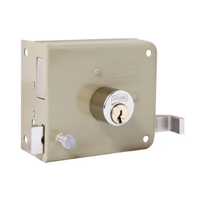 Cerradura Sobreponer 715 Derecha Beige