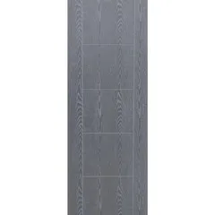 Puerta Tambor HDF Lucerna Gris Grafito Texturizada 70 x 213 cm