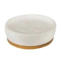 Jabonera Blanca Bambú