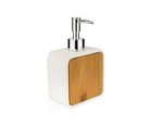 Dispensador de Jabón Blanco Bambú
