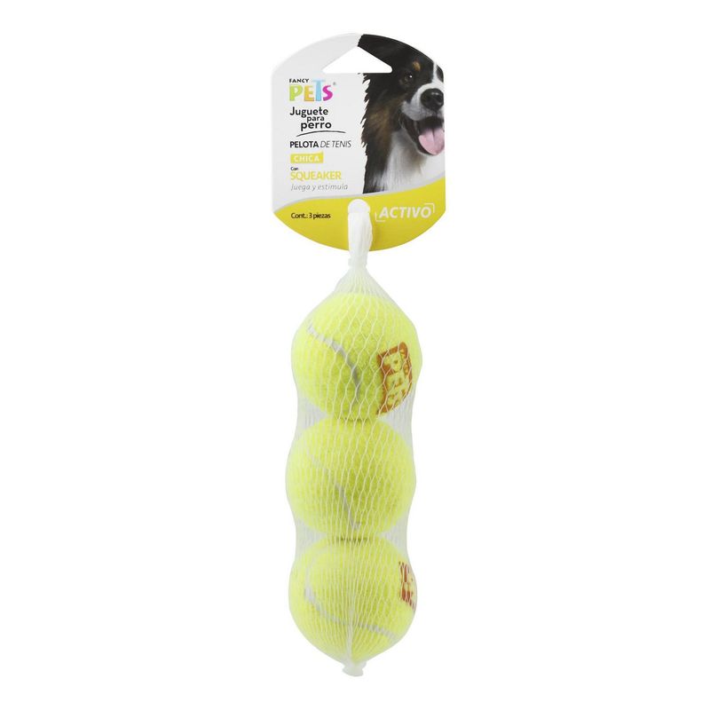 Fancy Pets - Pelota Chica de Tenis con Squeaker