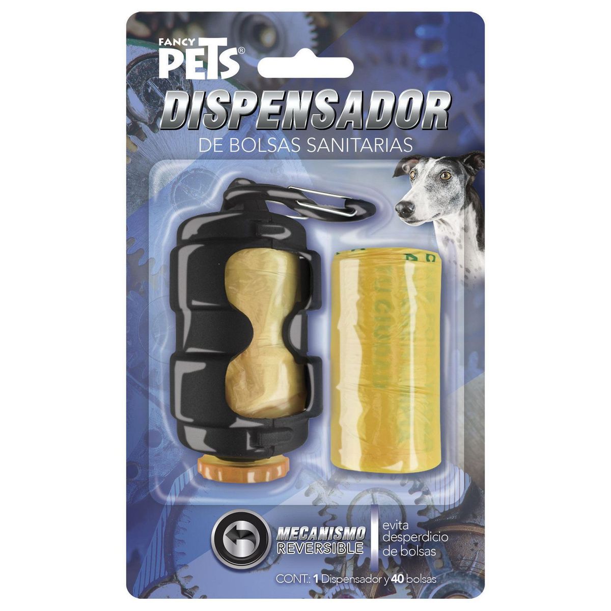 Dispensador Retráctil con 40 Bolsas, marca Fancy Pets - Foto Principal