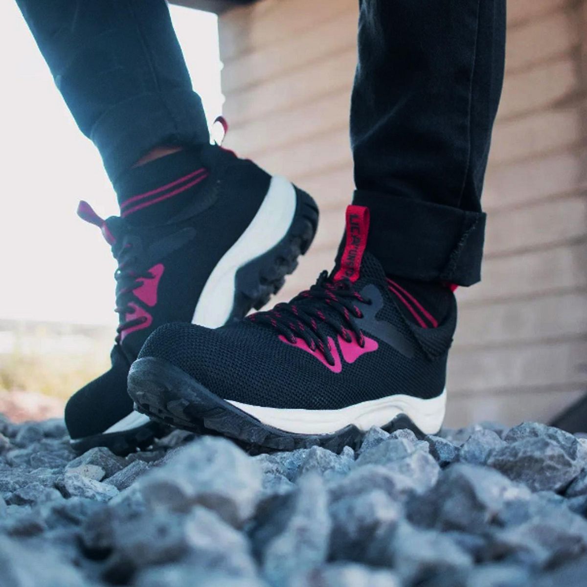 Lica - Tenis Lica Negro/Rojo C/Casco Mx T25