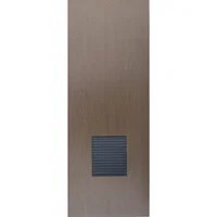 Puerta Tambor HDF Louver Rejilla Nogal Canadiense 80 x 213 cm