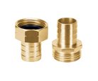 Conectores Macho y Hembra 3/4"