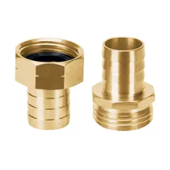 Conectores Macho y Hembra 3/4"