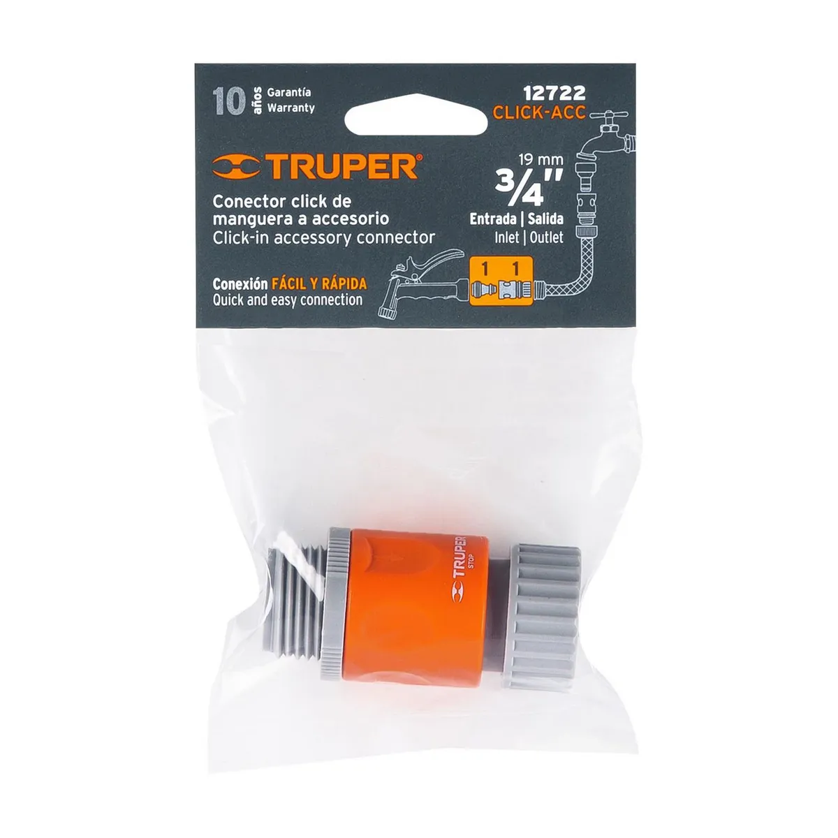 Truper - Conector Rápido Manguera-Acceso