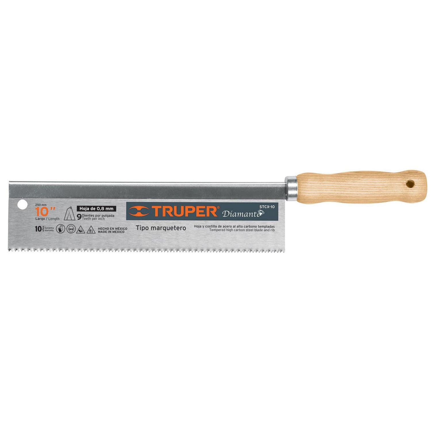 Truper - Serrucho para Marquetería 10" 9 DPP