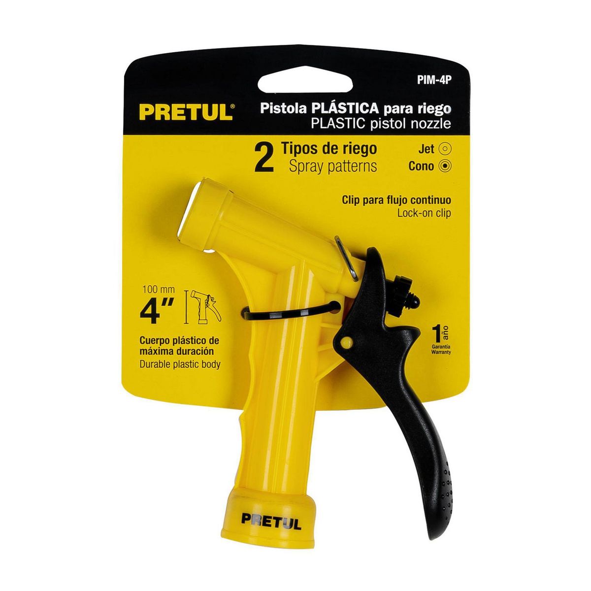 Pistola Plástica para Riego 4", marca Truper - Foto 2