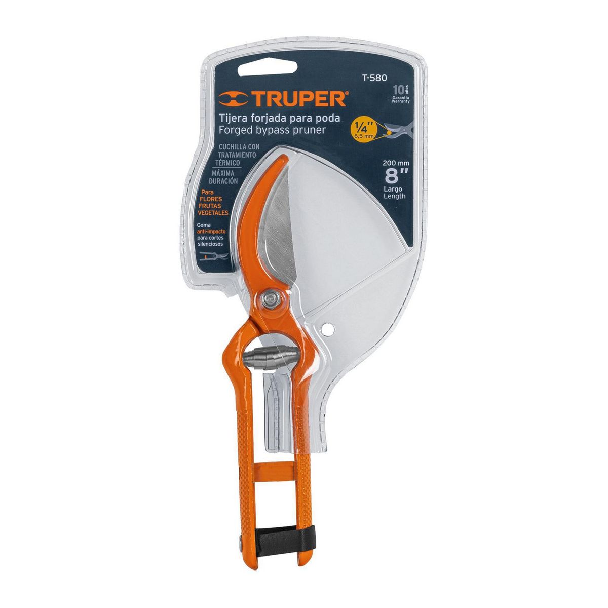 Truper - Tijera para Poda 8", Forjada