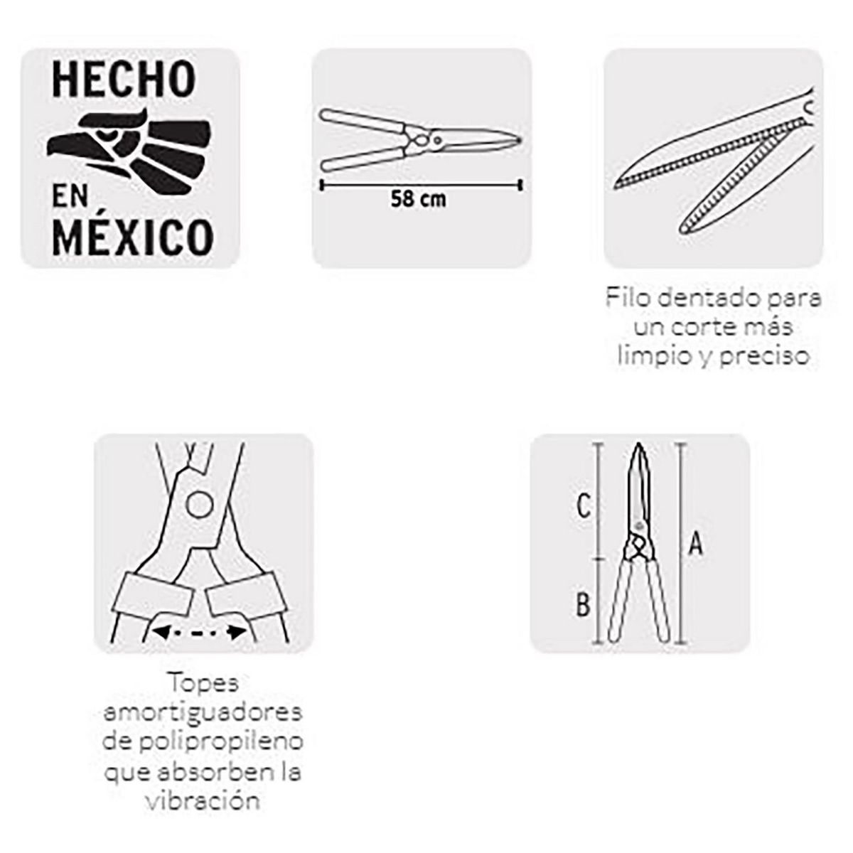 Tijera Tipo Americano 58 cm, marca Truper - Foto 2