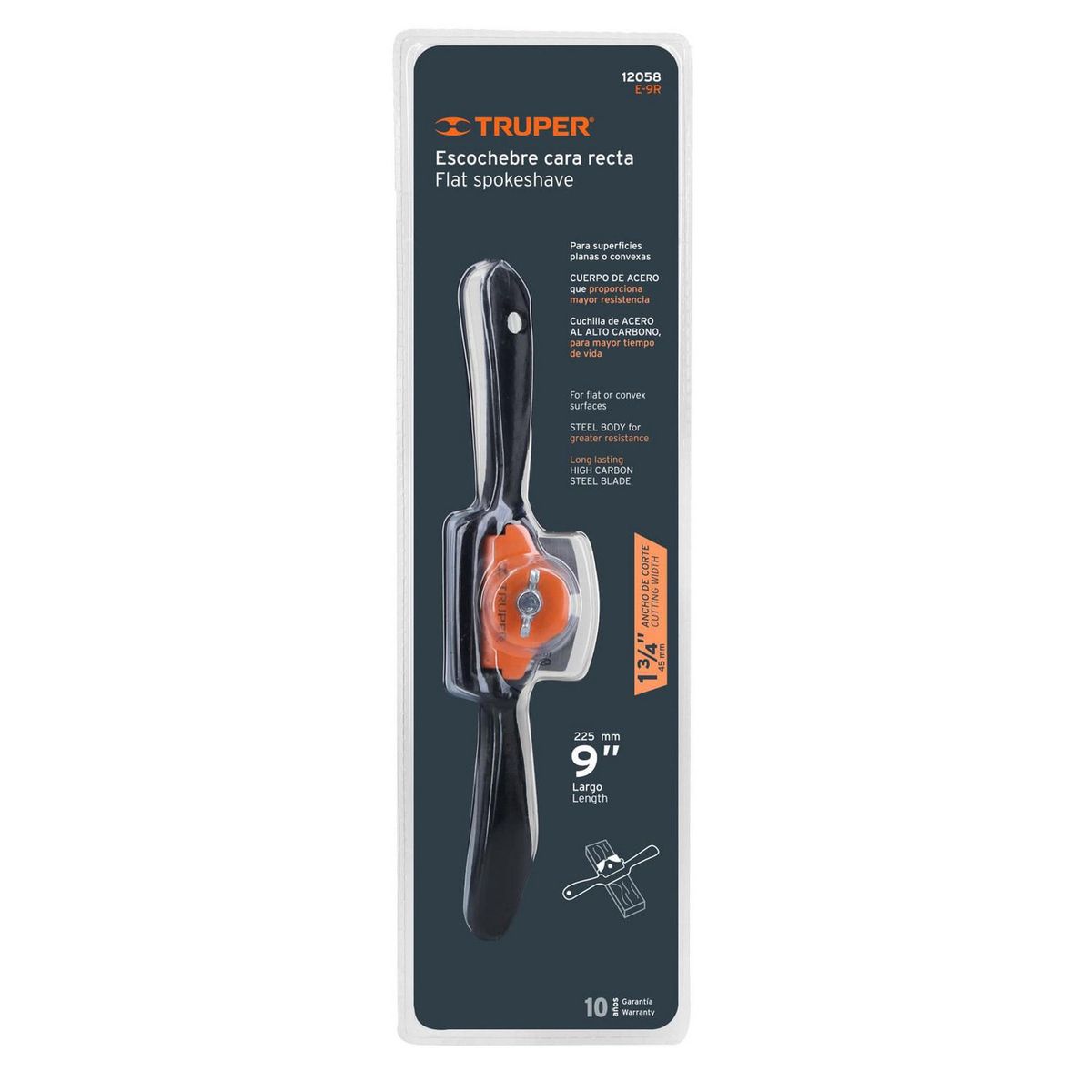 Truper - Escochebre Recto 9"