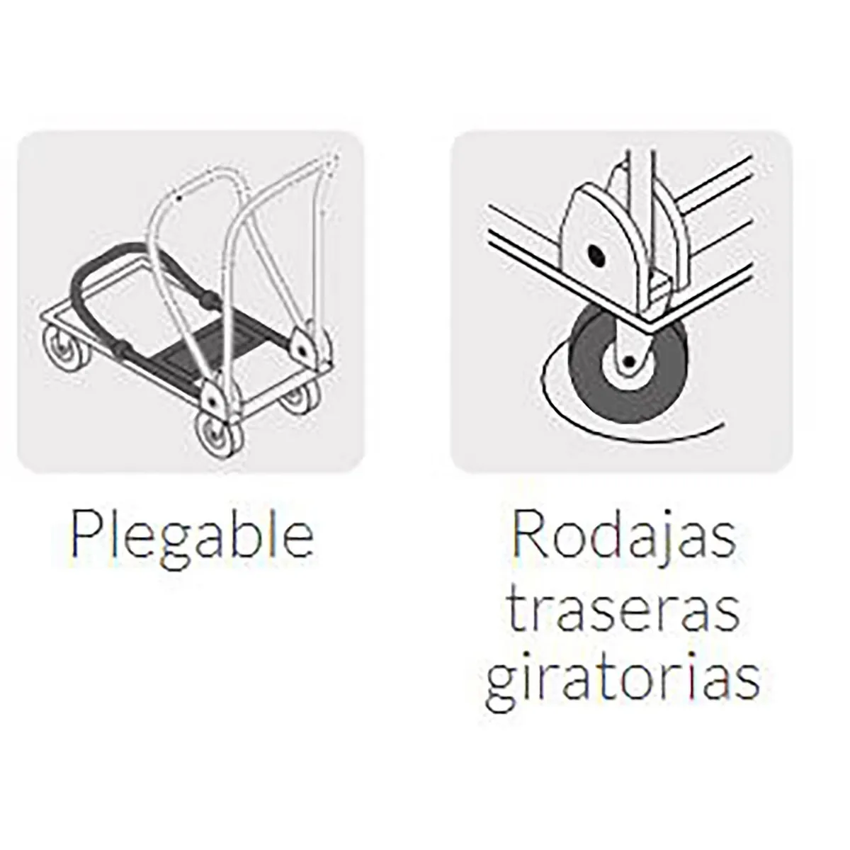 Truper - Carro de Carga Plegable Tipo Plataforma, 150 kg