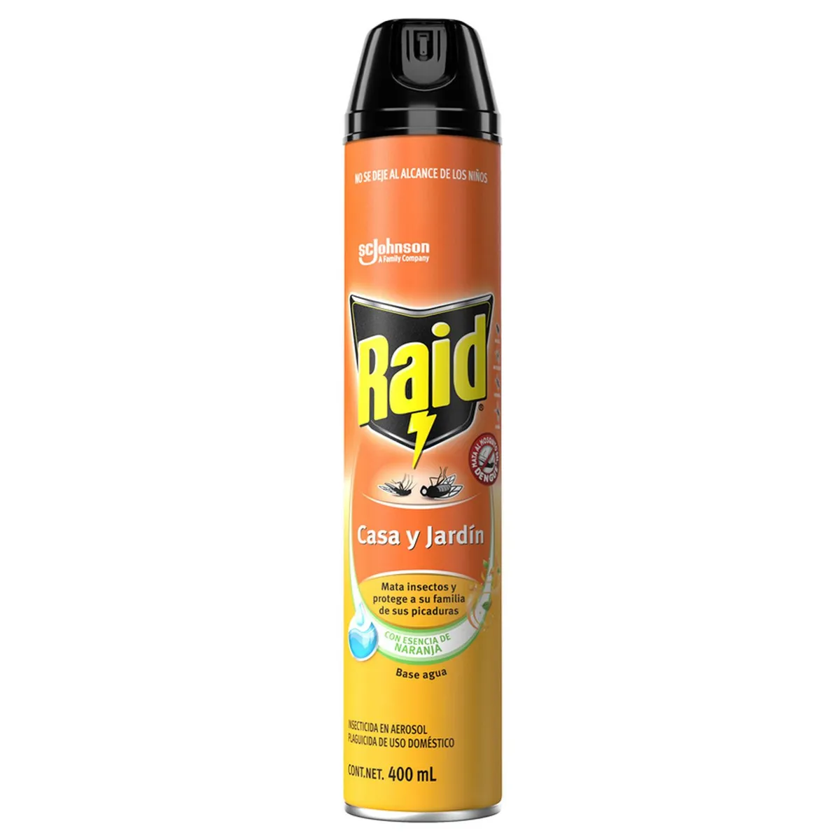Raid - Raid Casa y Jardín Naranja 400 ml