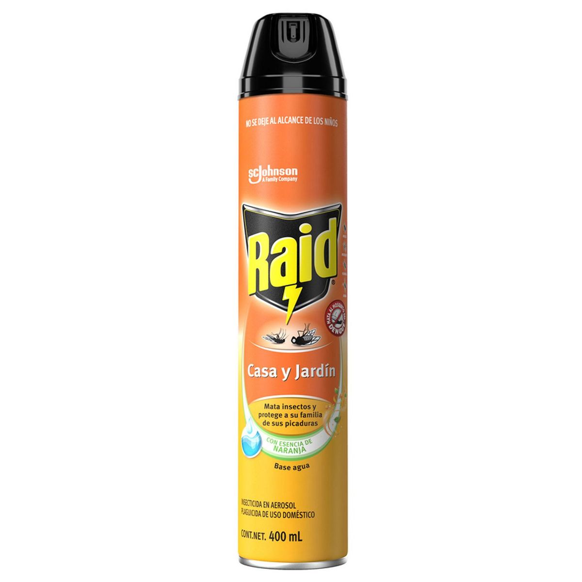 Raid - Raid Casa y Jardín Naranja 400 ml
