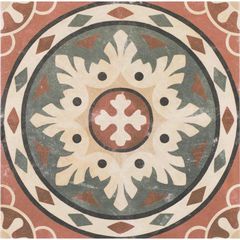 Piso Porcelanico Habana Rosso 25x25 cm