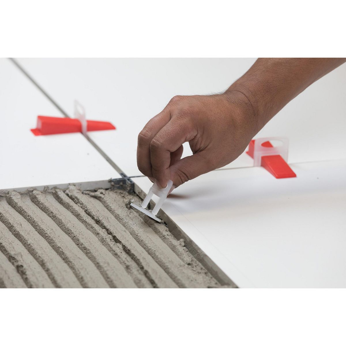 Redtools - Base niveladora de 1mm Bolsa 100 pzs