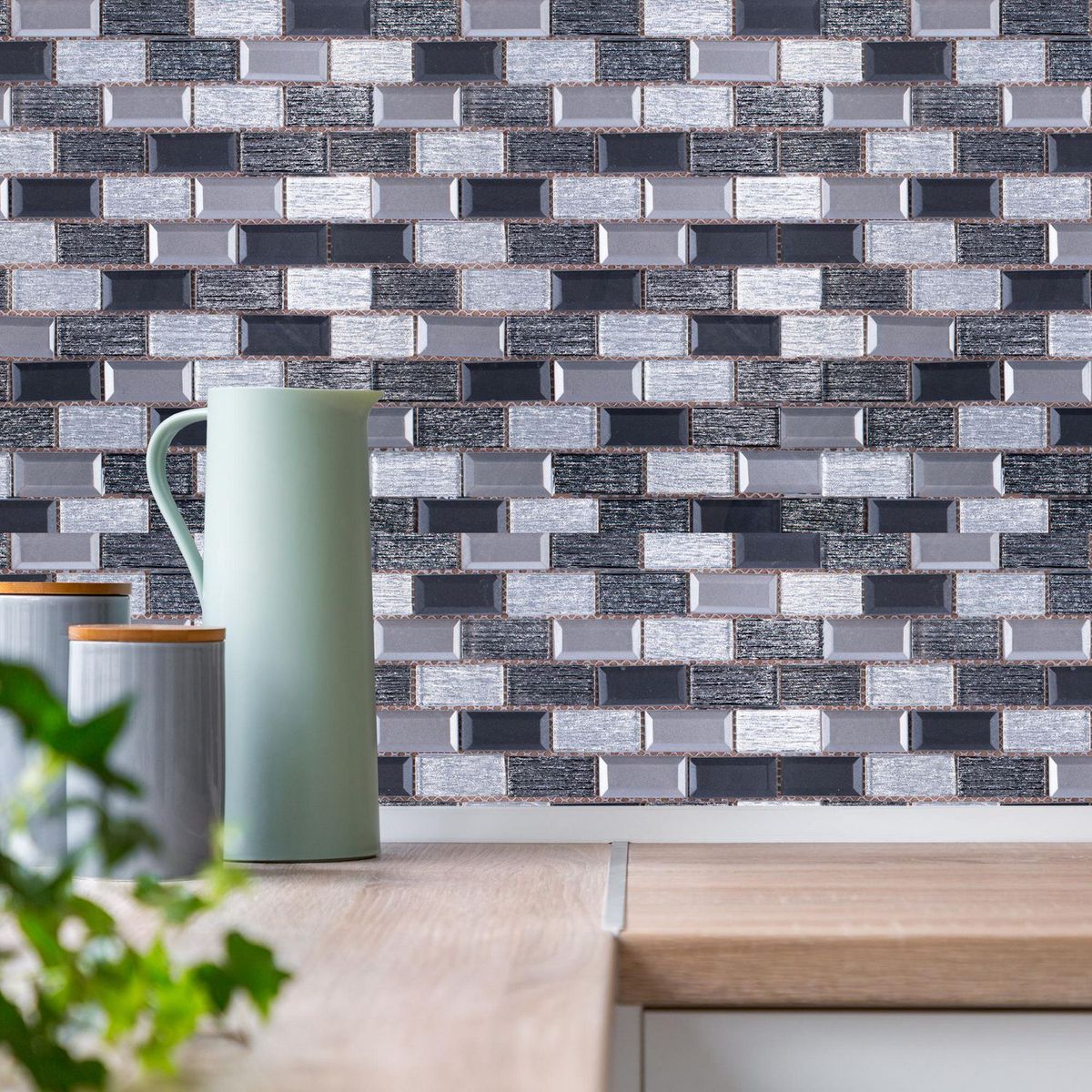 Decohome - Malla Sofia Gris 30x30