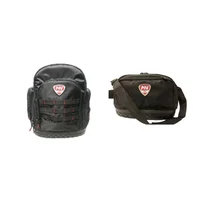 Maleta y Mochila con Bolsas Externas y Base de Hule Flexible