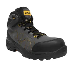 Bota Lica Borcegui Gris Corte Sintetico Gamusa