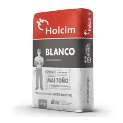 Cemento Blanco Holcim 25 kg