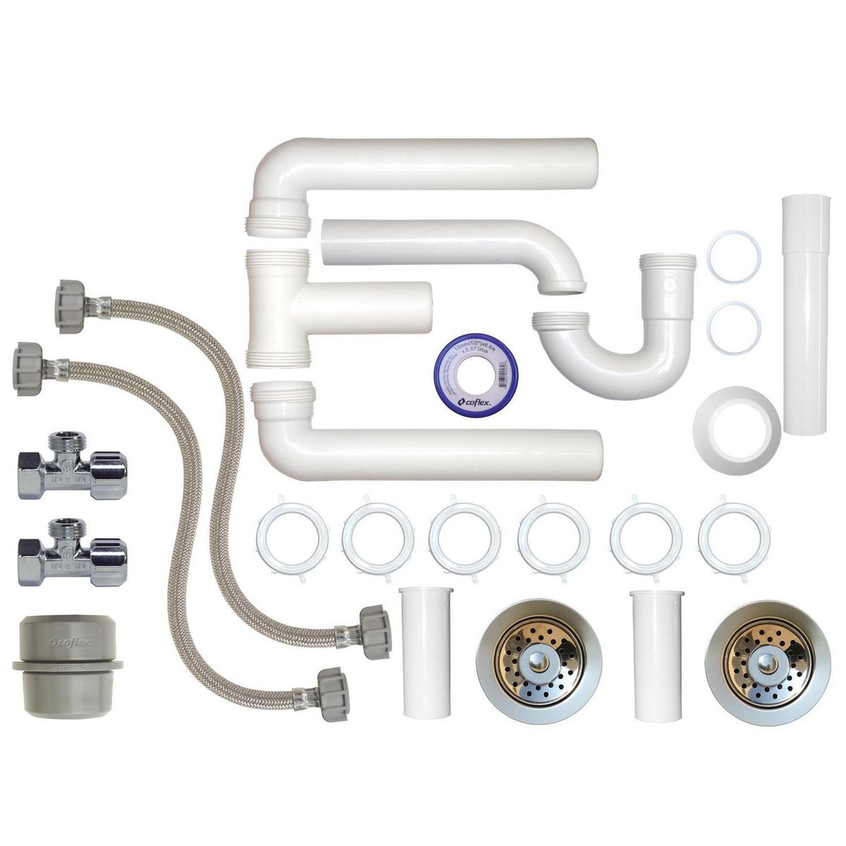 Plomer - Paq Inst Fregad 2 Tarjas Rosc