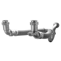 Trampa Flexible para Fregadero 2 Tarjas
