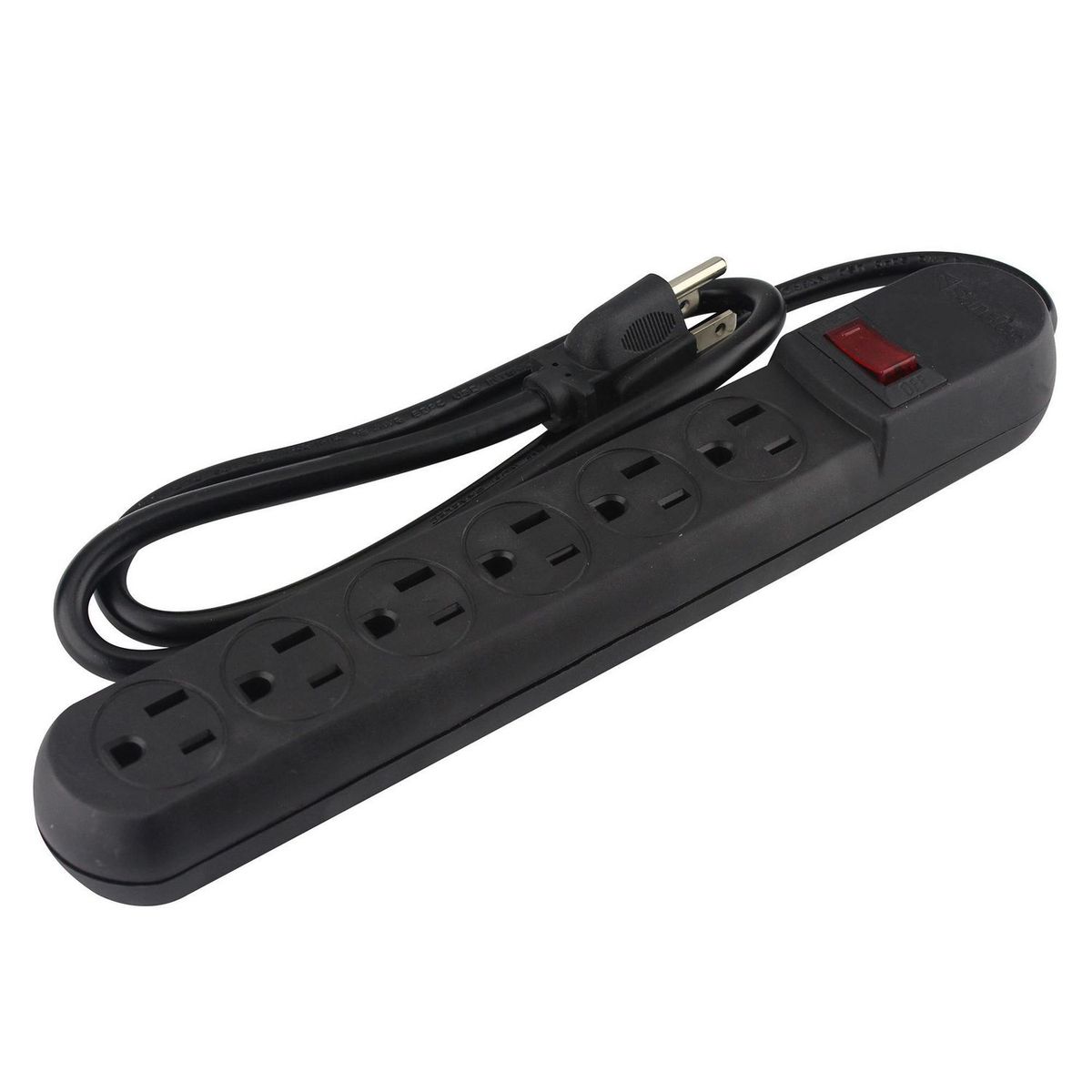 Sanelec - Supresor Sanelec 110J 6 Entradas Negro