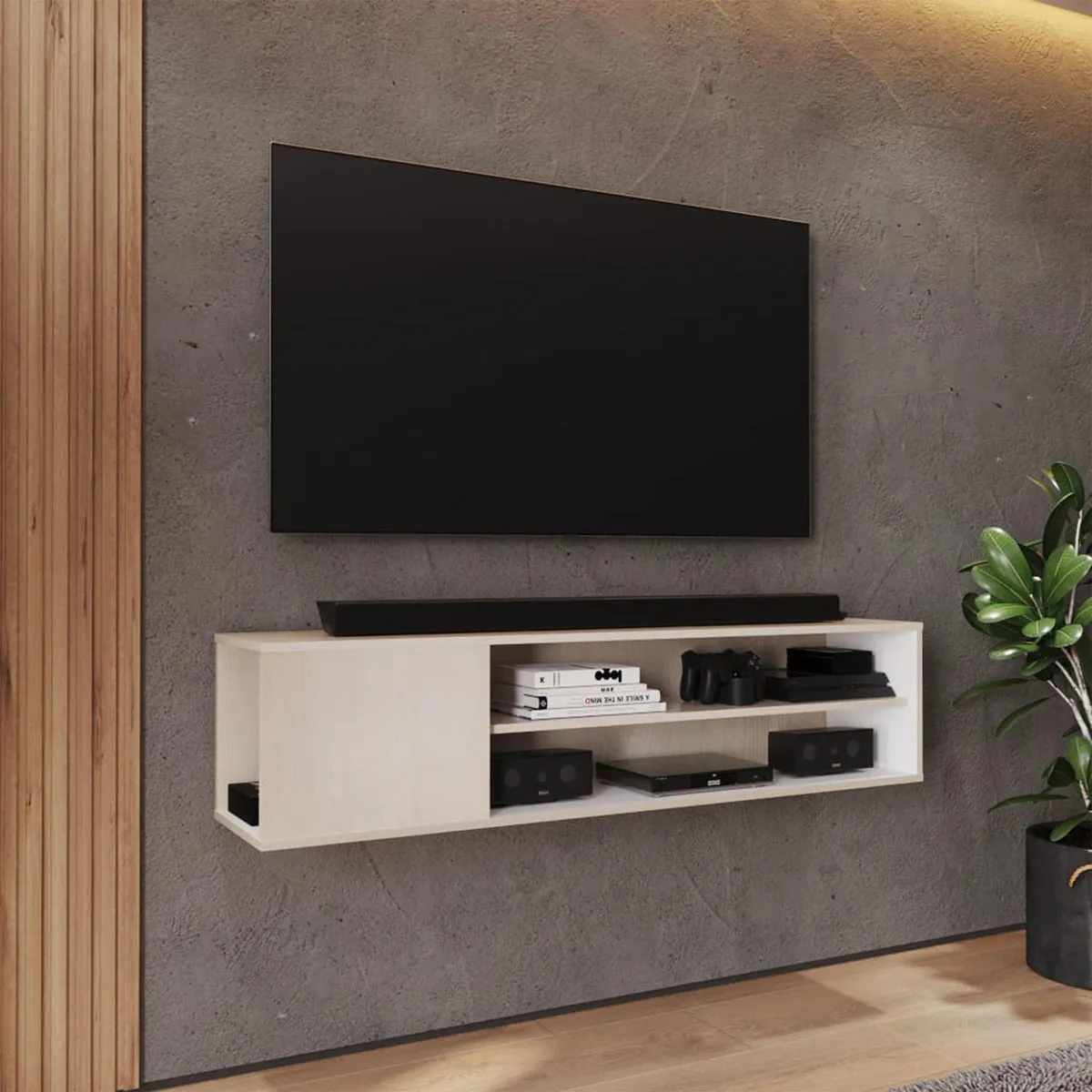 Maderkit - Repisa de TV Good Niebla