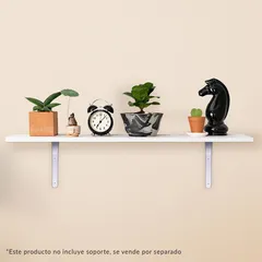Repisa 80 cm blanco