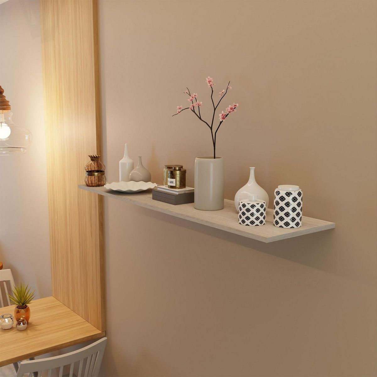 Maderkit - Repisa 120 cm Ceniza