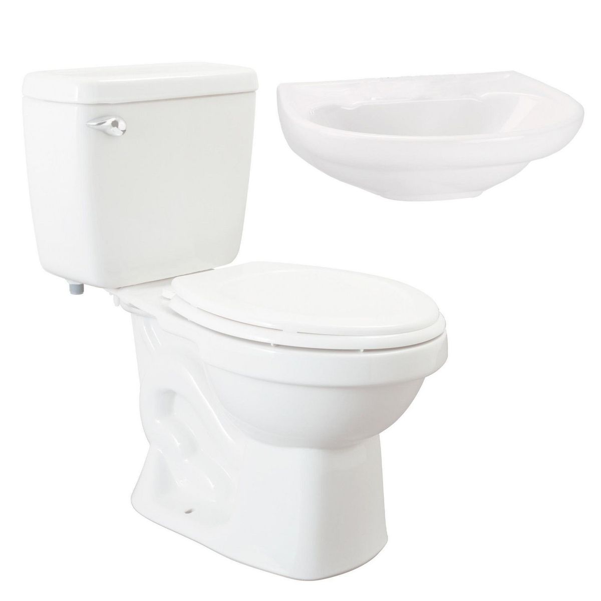 Sanitario con Lavabo Eco Acuacer Blanco, marca Corona - Foto Principal