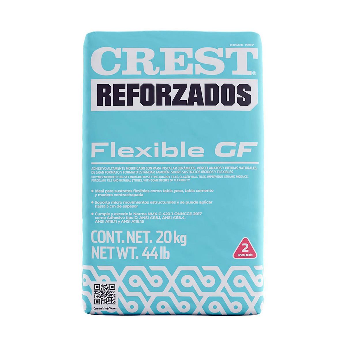 Crest - Adhesivo Crest Flexible 20 kg