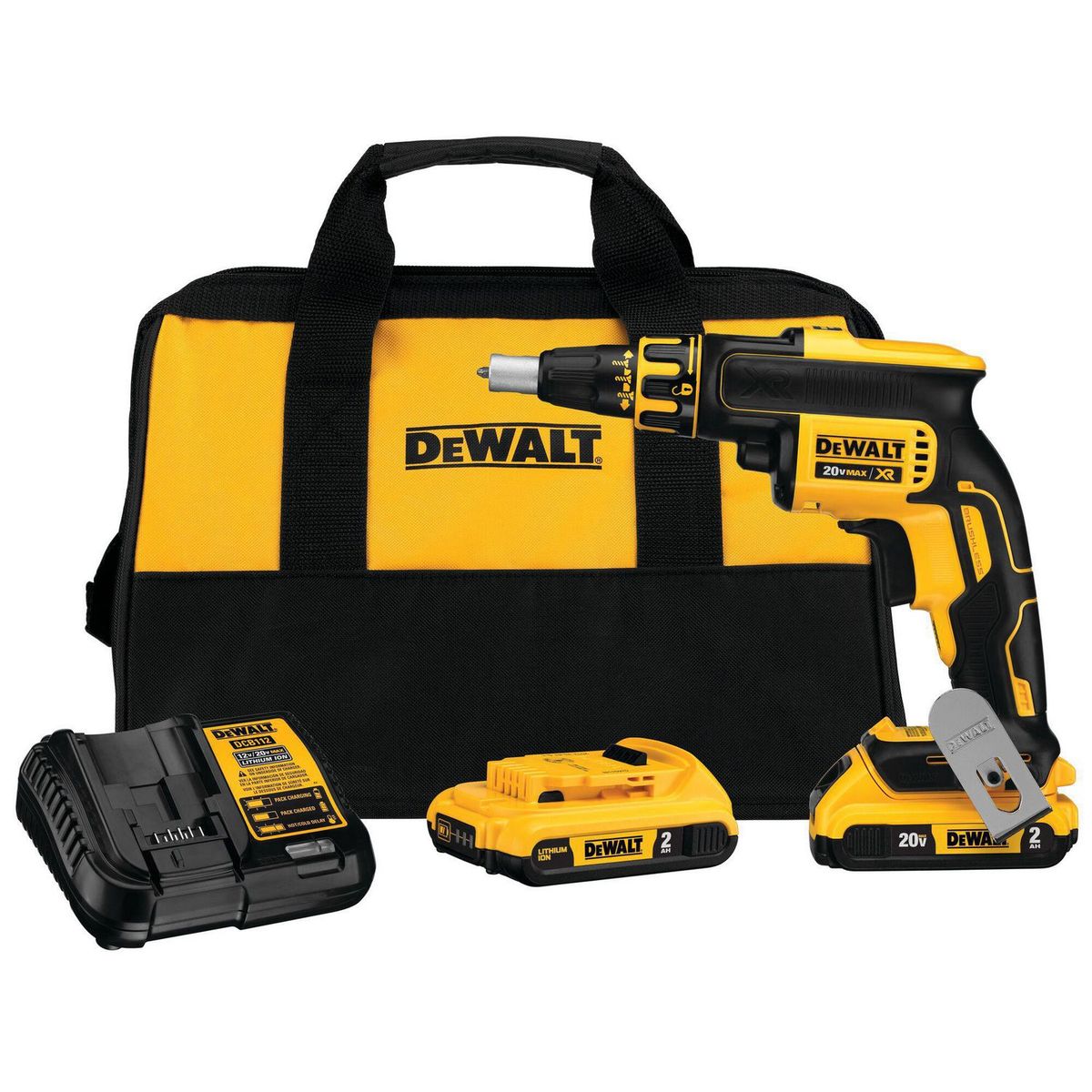 Atornillador de Drywall 20V con Bateria + Cargador + Estuche, marca Dewalt - Foto 2