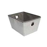 Caja plegable tela gris