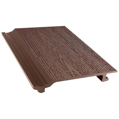 Fachada-plaf�n decorativo WPC veta nogal