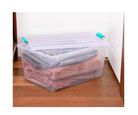Caja con broches transparente 42 litros