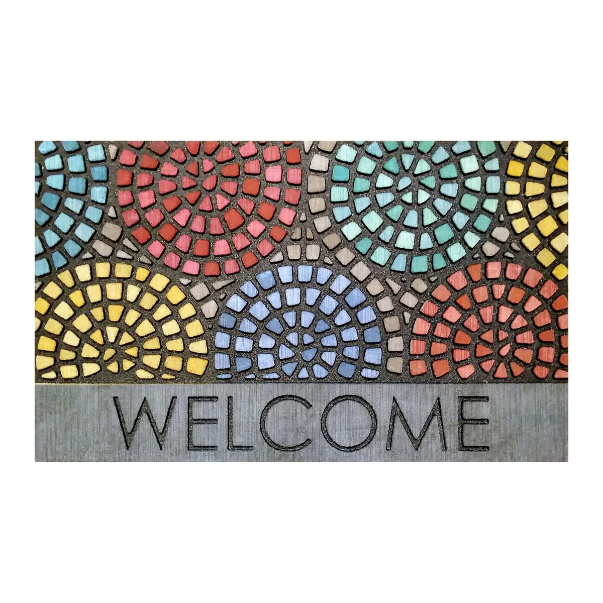 Mohawk - Tapete para entrada Spiral de 45 x 75 cm