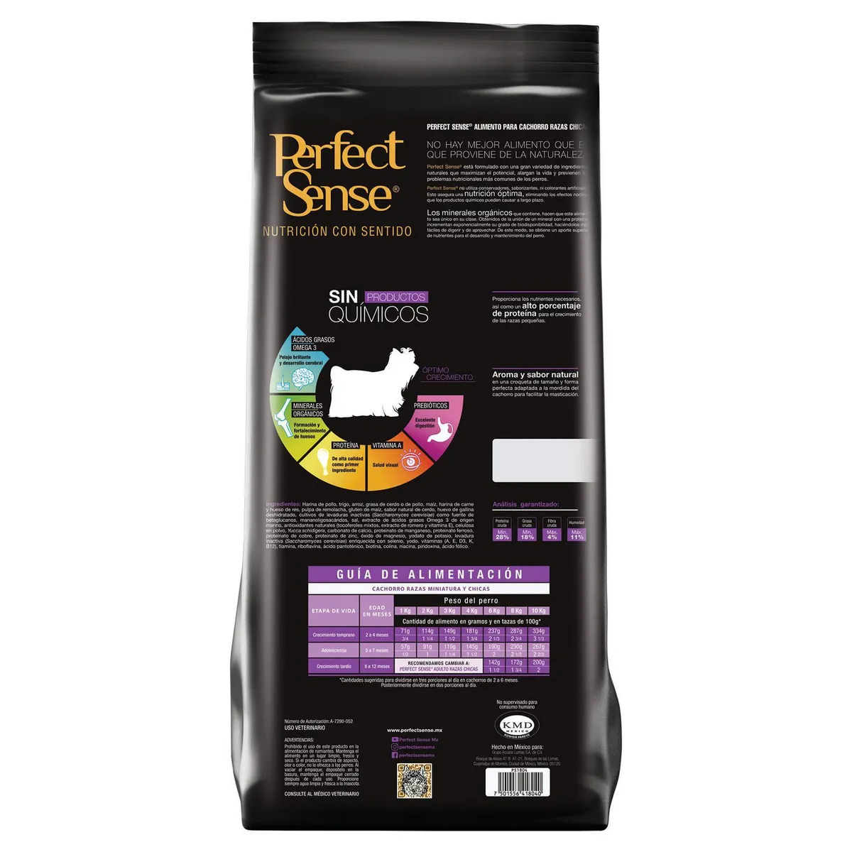 Perfect Sense - Alimento para Cachorro Razas Pequeñas 8 Kg