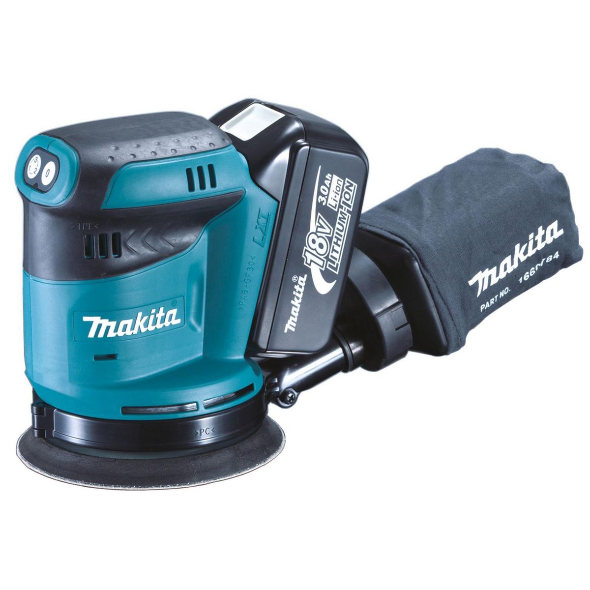Makita - Lijadora Orbital 125mm 5" 11000 OPM Li-ion 18V Makita