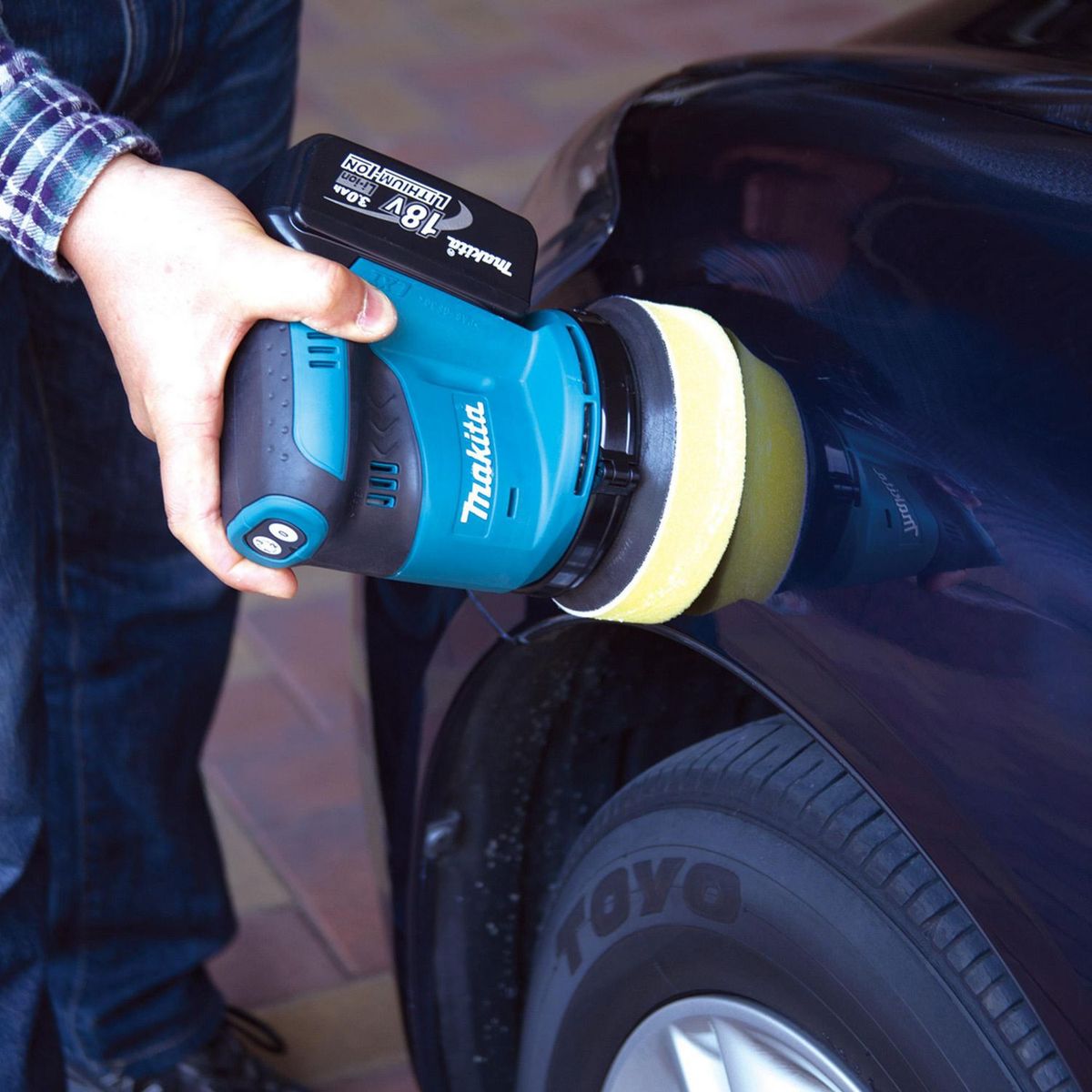 Makita - Lijadora Orbital 125mm 5" 11000 OPM Li-ion 18V Makita